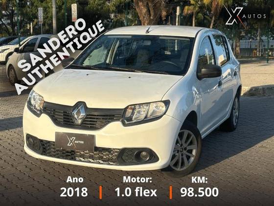RENAULT SANDERO 1.0 12V SCE FLEX AUTHENTIQUE MANUAL
